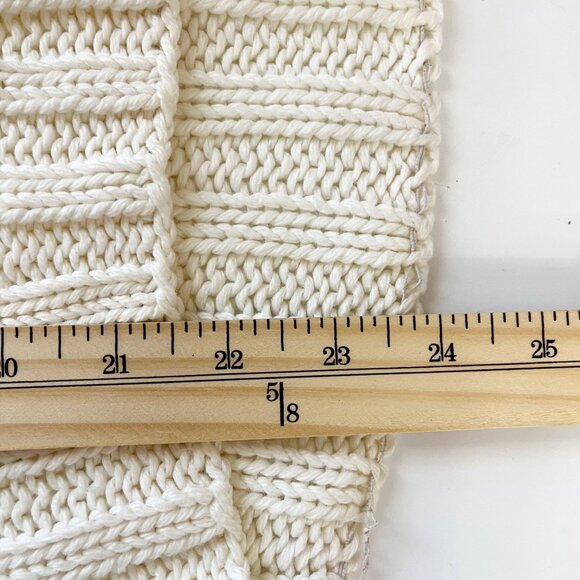 Vintage Argyle Diamond Knit Deep V-Neck Sweater Vest Cream Pink Size Small - Picture 5 of 6